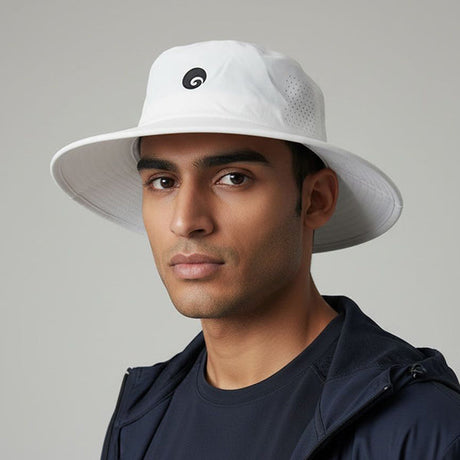 Omtex Performance Wide Brim Hat – White | Omtex