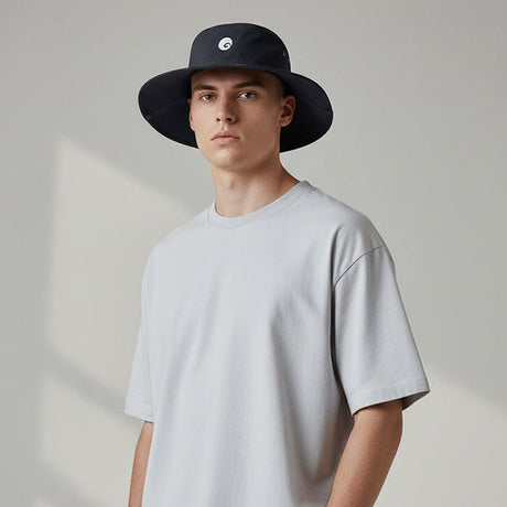 Omtex Performance Wide Brim Hat – Navy Blue | Omtex