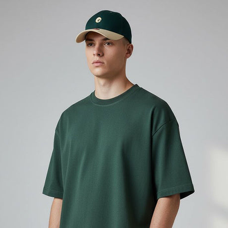 Omtex Dual Tone Performance Cap – Green & Beige | Omtex