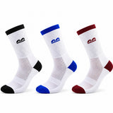 The Sock Street Street Grid Crew Sport Socks-Pack of 3