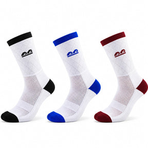The Sock Street Street Grid Crew Sport Socks-Pack of 3