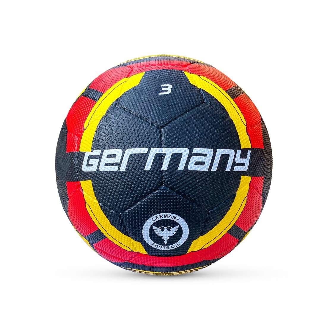 VECTOR X Germany Rubber Moulded Football - (Pack of 1, Red, Black)