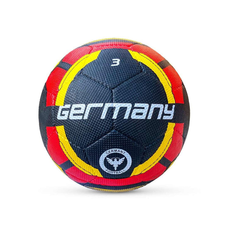 VECTOR X Germany Rubber Moulded Football - (Pack of 1, Red, Black)