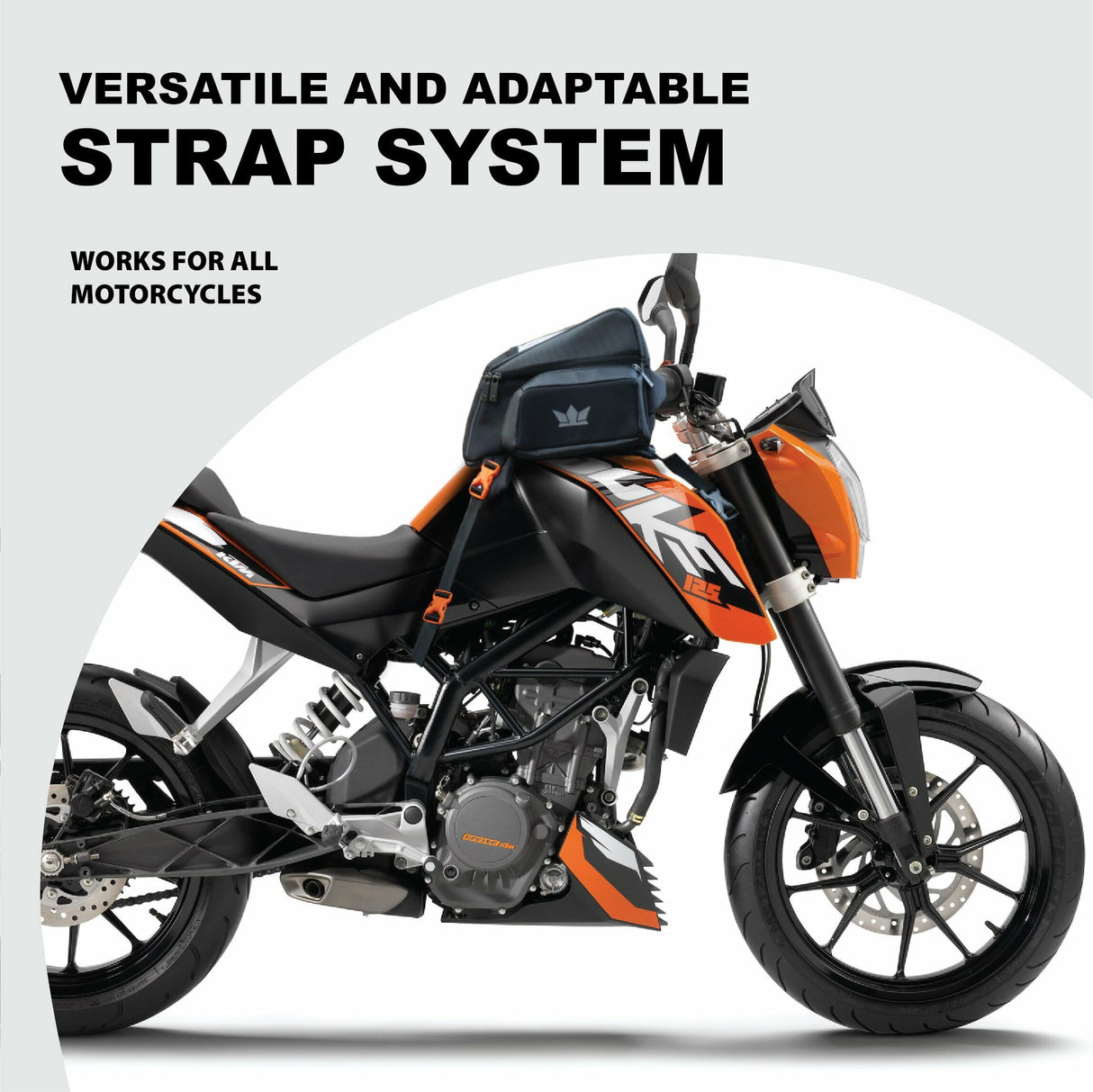 Gods Zeon R1 (Fibre Tank) - Motorcycle Tank Bag with Capsule Rain Cover