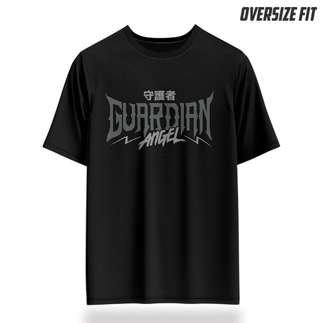 Guardian Angle Oversize T-Shirt | Black