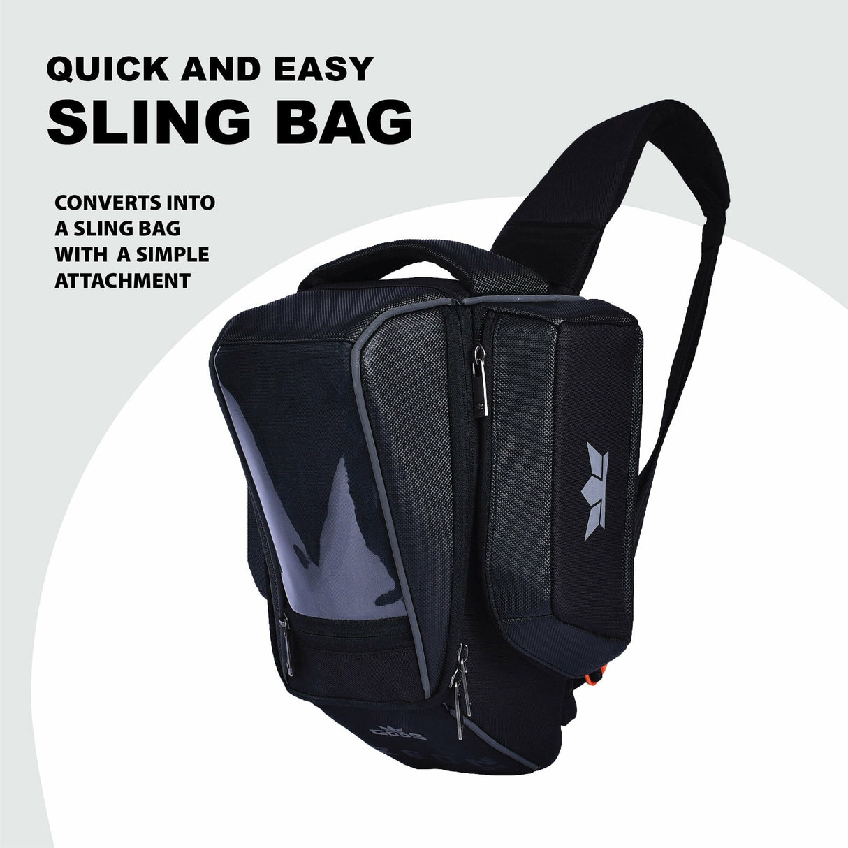 Gods Zeon R1 (Fibre Tank) - Motorcycle Tank Bag with Capsule Rain Cover
