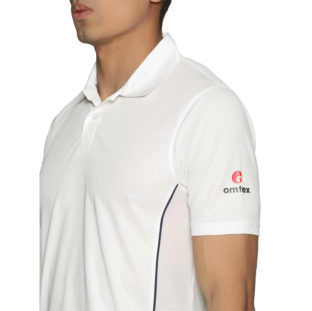 Arjun Pro - Half Sleeves - Cricket Whites T-shirt - Jr