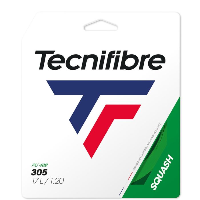 Tecnifibre 305 17L Squash String Set - Green | Kibi Sports