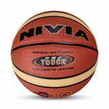 NIVIA PRO-TOUCH, Match Ball, 14 Panels, Super Soft-Touch PU Leather Cover Laminated  with Pebbled Texture , Butyl Threadwounded Bladder, As Per FIBA Standard , Made for Pro-Leagues , to Play on Indoor Surfaces
