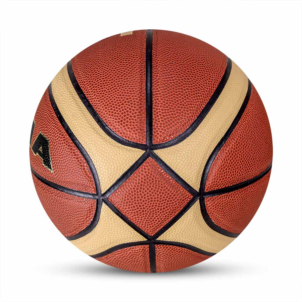 NIVIA PRO-TOUCH, Match Ball, 14 Panels, Super Soft-Touch PU Leather Cover Laminated  with Pebbled Texture , Butyl Threadwounded Bladder, As Per FIBA Standard , Made for Pro-Leagues , to Play on Indoor Surfaces