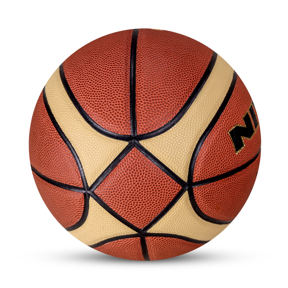 NIVIA PRO-TOUCH, Match Ball, 14 Panels, Super Soft-Touch PU Leather Cover Laminated  with Pebbled Texture , Butyl Threadwounded Bladder, As Per FIBA Standard , Made for Pro-Leagues , to Play on Indoor Surfaces