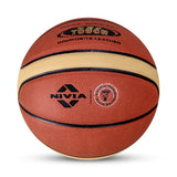NIVIA PRO-TOUCH, Match Ball, 14 Panels, Super Soft-Touch PU Leather Cover Laminated  with Pebbled Texture , Butyl Threadwounded Bladder, As Per FIBA Standard , Made for Pro-Leagues , to Play on Indoor Surfaces
