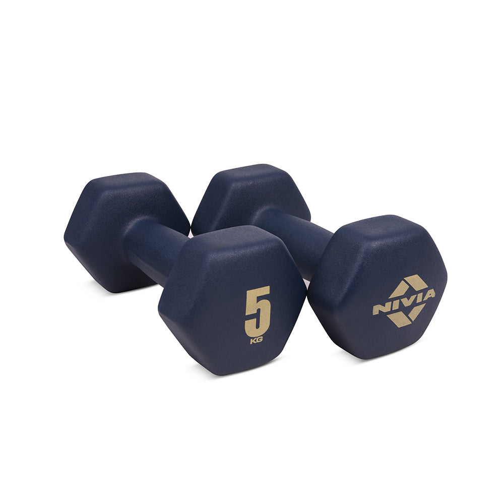 Nivia Neoprene Dumbell– 5 KG
