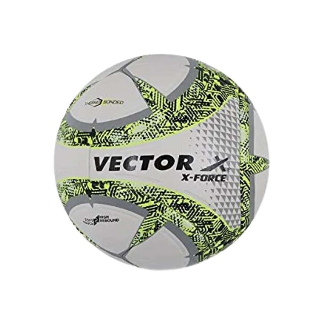 VECTOR X Thermo Bonded X-FORCE Dotted Grain PU Textured Football - Size: 5 (Pack of 1)