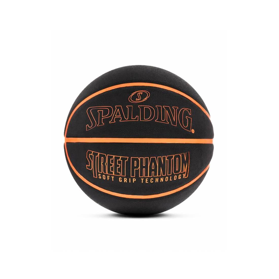 Spalding Street Phantom Rubber Basketball (Orange-Black) (Size-7)