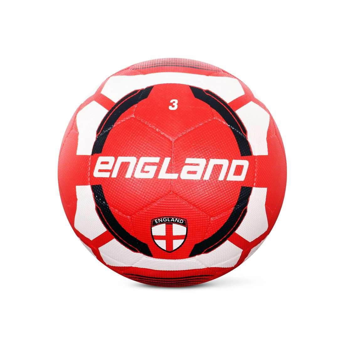 VECTOR X England Rubber moulded Football -(Pack of 1, Red, White)