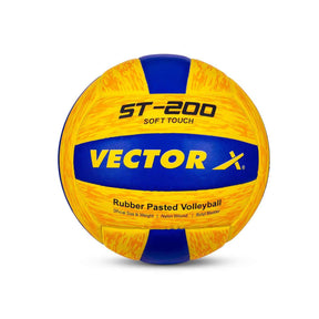 Vector X ST-200 Rubberized Pasted 18 Panel Volleyball (Size-4)