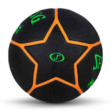 Spalding 8 Panel Highlight Rubber Moulded Indoor/Outdoor Basketball with Butyl Bladder, Suitable for Practice/Match/Training + Free Air Needle