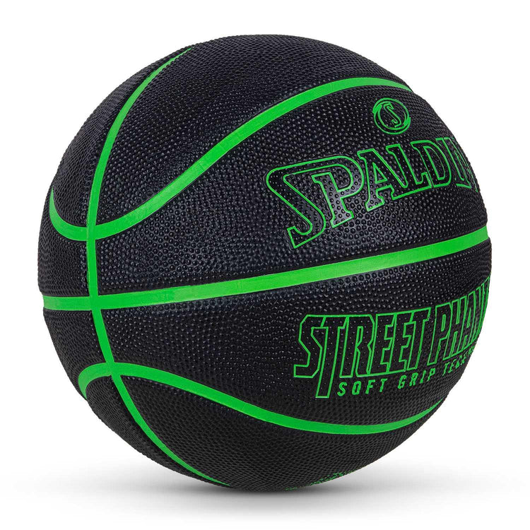 Spalding Street Phantom Rubber Basketball (Orange-Black) (Size-7)