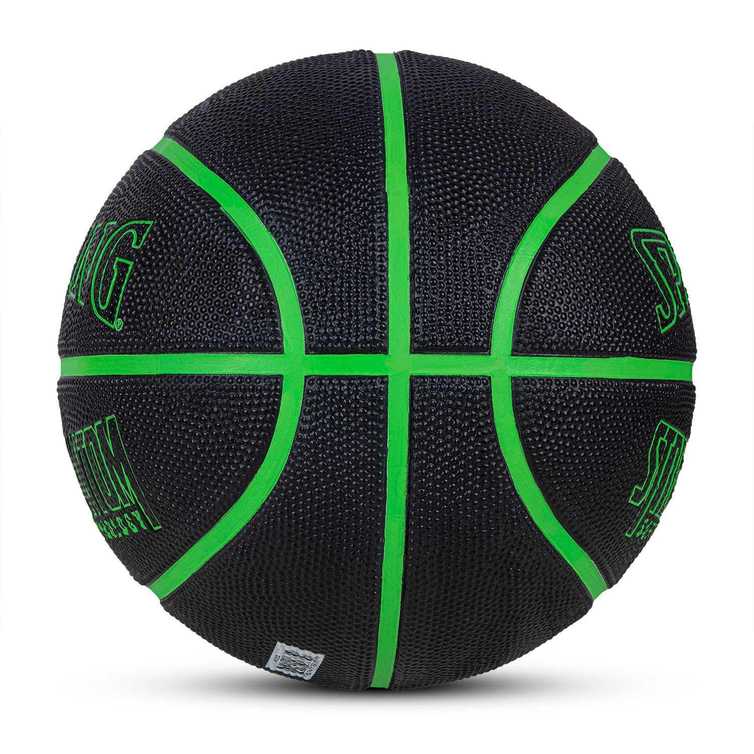 Spalding Street Phantom Rubber Basketball (Orange-Black) (Size-7)