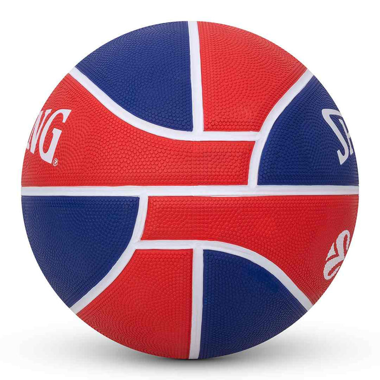 Spalding EL Team CSKA Moscow (83-779Z) Basketballs, Youth Unisex, Blue/Red