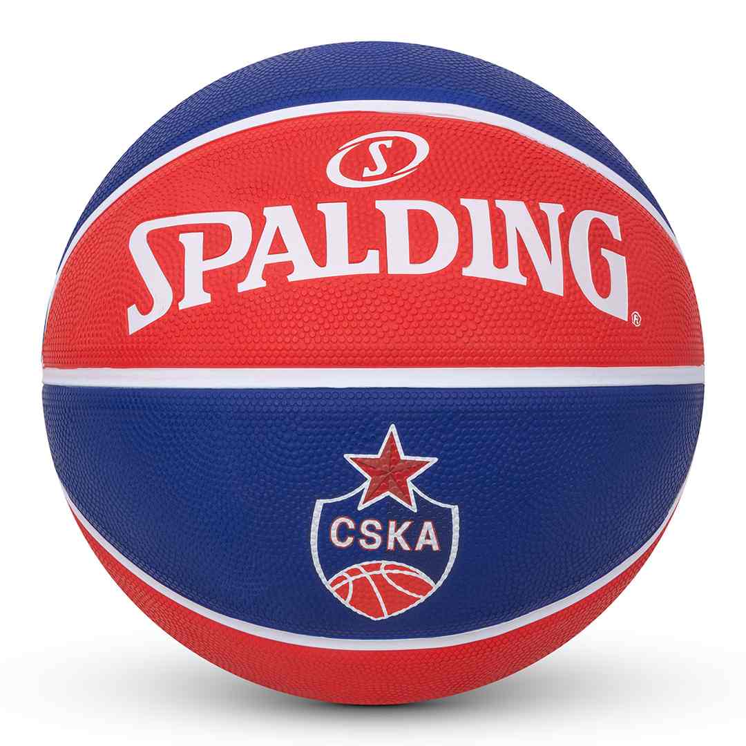 Spalding EL Team CSKA Moscow (83-779Z) Basketballs, Youth Unisex, Blue/Red