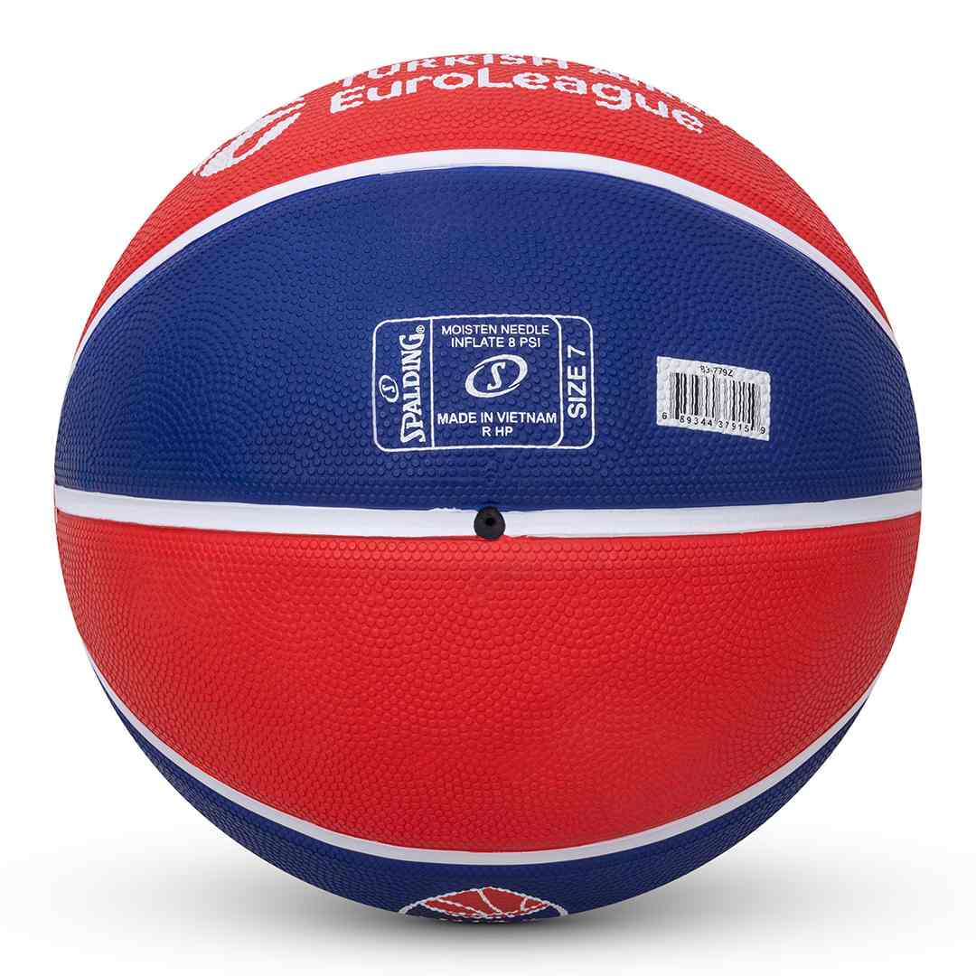 Spalding EL Team CSKA Moscow (83-779Z) Basketballs, Youth Unisex, Blue/Red