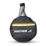 Vector X No Pain Gym Duffel 22L Sports Bag for Men and Women with Shoes Compartment Polyester | Front Utility Pocket |Durable Base | Adjustable Shoulder Strap