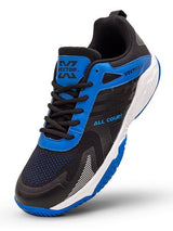 ALL COURT Knitted + TPU Fusing Upper, EVA Midsole, Rubber Sole Footwear sneakers Badminton Shoes For Men 