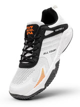 ALL COURT Knitted + TPU Fusing Upper, EVA Midsole, Rubber Sole Footwear sneakers Badminton Shoes For Men 