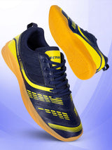 VECTOR X Ranger 7.0 Power Cushion Rubber Outsole Synthetic Mesh Badminton Shoes for Men Lightweight & Comfortable