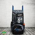 Kallis Grey Black 103L Unisex Cricket Kit Bag Backpack | Adult Size | 2 Bat | Shoe/Helmet Pocket | Main Compartment 18" Leg Pad |2 Bottle Holder | Easy Access Pocket | Player Edition Senior