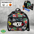 Attack Rugby Soccer 12L Football Equipment Bags| Basketball Volleyball Bags |Adjustable Strap Backpack |Easy Access Pocket Mesh Bottle Holders | Ball Bag |Kitbag |Bag