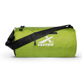 Vector X Attacker Polyester Gym Bag|Shoulder Bag|Sports Bag|Sports & Travel Bag|Duffle Bags for Men & Women|Exercise and Fitness|Black | Capacity - 20 Liter