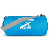 Vector X Attacker Polyester Gym Bag|Shoulder Bag|Sports Bag|Sports & Travel Bag|Duffle Bags for Men & Women|Exercise and Fitness|Black | Capacity - 20 Liter