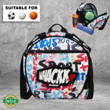 Attack Sport Soccer 12L Football Equipment Bags| Basketball Volleyball Bags |Adjustable Strap Backpack |Easy Access Pocket Mesh Bottle Holders | Ball Bag |Kitbag |Bag