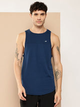 Alcis Men Navy Power-Shell-Vest
