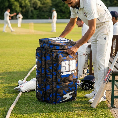 SS CAMO (DUFFLE) BLUE Cricket Kit Bag | KIBI Sports - lifestyle