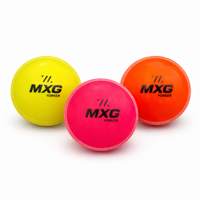 MXG Yorker I-10 Cricket Ball - Heavy Bounce Multicolor Street Ground Practice