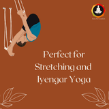 Vedam Iyengar Yoga Wall Ropes (Set of 4 Long Ropes with two 8ft long and two 6ft long) With Fastner