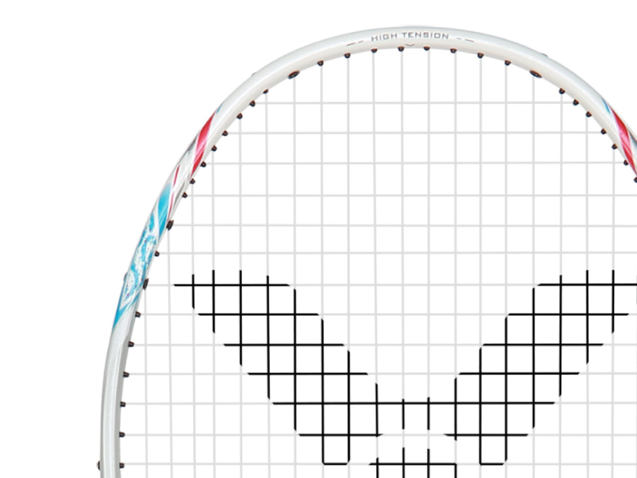 Thruster-220HII Unstrung Badminton Racket ( White/ Light Blue) - 4U/G6