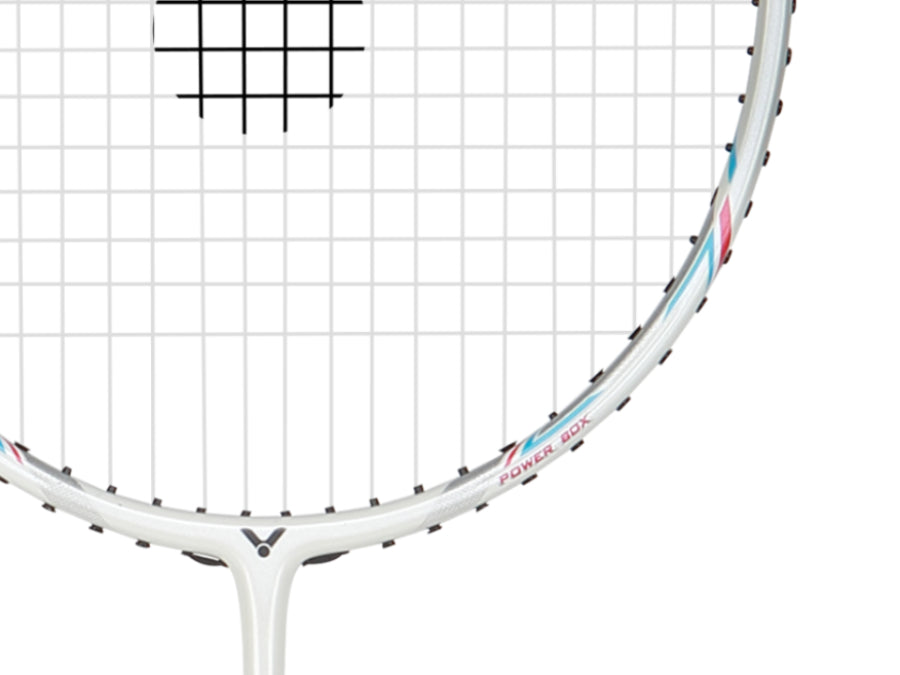 Thruster-220HII Unstrung Badminton Racket ( White/ Light Blue) - 4U/G6