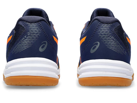 Asics Upcourt 5 Indoor Shoes (Peacoat/Shocking Orange) | Noah Sports