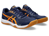 Asics Upcourt 5 Indoor Shoes (Peacoat/Shocking Orange)