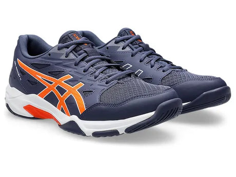 Asics GEL-ROCKET 11 Indoor Shoes (Indigo Fog/Nova Orange) | Noah Sports