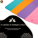 Yoga Mat 6mm TPE – Vedam Exercise Mat (Orange/Aqua)