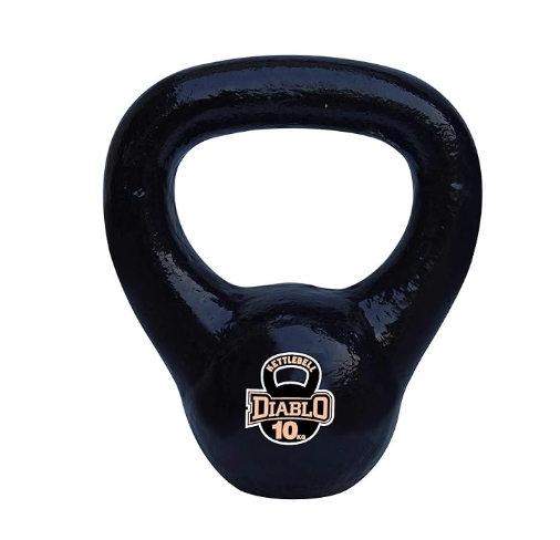 DIABLO Premium Fitness Solid Cast Iron Kettlebell Weights (2Kg,4KG,6KG,8KG,10KG,12KG) | Kibi Sports