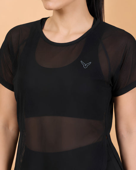 Invincible Women's Yoga Training Mesh Tee