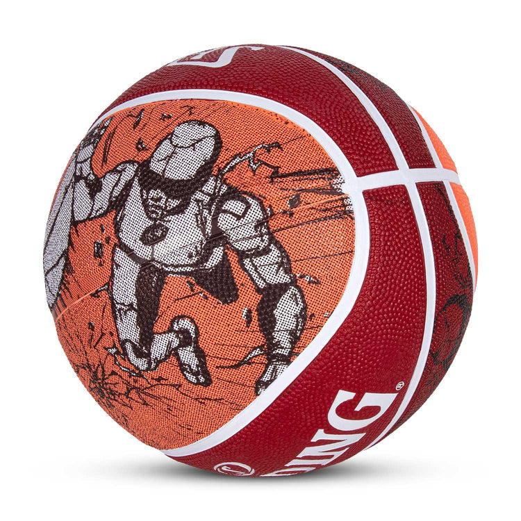 Spalding Sketch Crack Ball 84380Z, Unisex, Basketball, Blue, 7, blue