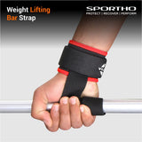 NIVIA Weight Lifting - Bar Strap , Gym Supports, For Support & Stability  Available in XS | S | M | L  | XL & Black / Red Color , Used for Training, Gym & Fitness